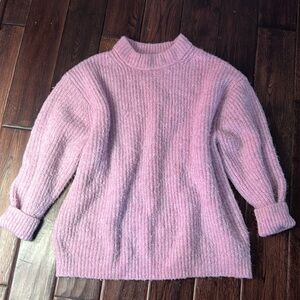 Purple knit sweater